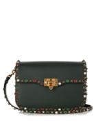 Valentino Rockstud Rolling Leather Cross-body Bag