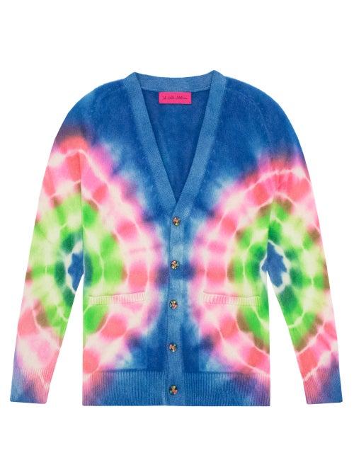 The Elder Statesman - Olympus Tie-dyed Cashmere Cardigan - Womens - Blue Multi