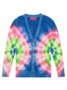 The Elder Statesman - Olympus Tie-dyed Cashmere Cardigan - Womens - Blue Multi
