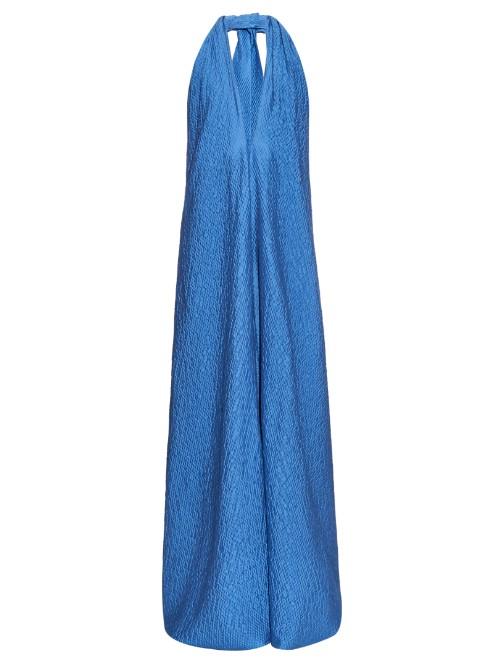 Natasha Zinko Jacquard Wide-leg Cotton-blend Jumpsuit