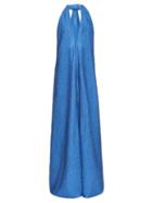 Natasha Zinko Jacquard Wide-leg Cotton-blend Jumpsuit