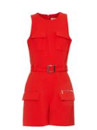 Mugler Mid-weight Crepe Playsuit