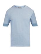 Matchesfashion.com Caf Du Cycliste - Marion Stretch Jersey T Shirt - Mens - Light Blue
