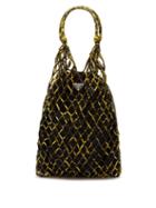 Matchesfashion.com Prada - Netted Printed Nylon Tote Bag - Womens - Yellow Multi