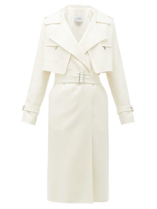Matchesfashion.com Max Mara - Gianna Coat - Womens - White
