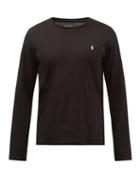 Polo Ralph Lauren - Logo-embroidered Cotton-jersey Pyjama Top - Mens - Black