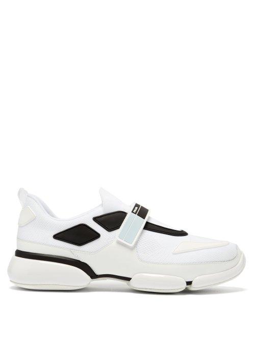 Matchesfashion.com Prada - Cloudbust Knit Trainers - Mens - White