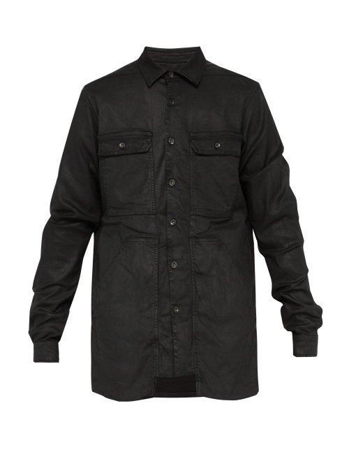 Matchesfashion.com Rick Owens Drkshdw - Patch Pocket Denim Jacket - Mens - Black