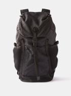 Moncler - Logo-jacquard Water-repellent Backpack - Mens - Black
