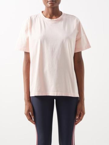 The Upside - Dakota Organic-cotton Jersey T-shirt - Womens - Light Pink