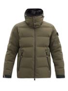 Matchesfashion.com Moncler Grenoble - Montgetech Down-filled Hooded Ski Jacket - Mens - Dark Olive