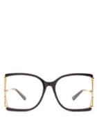 Matchesfashion.com Gucci - Oversized Square Acetate Glasses - Womens - Tortoiseshell