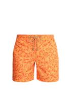 Matchesfashion.com Thorsun - Titan Fit Pescado Print Swim Shorts - Mens - Orange