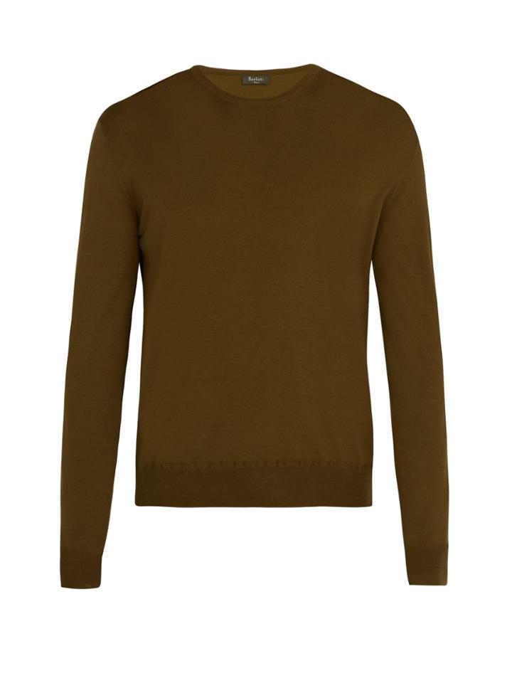 Berluti Crew Neck Wool Sweater