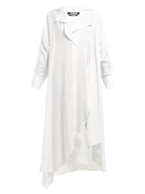 Matchesfashion.com Jacquemus - Rosaria Voluminous Maxi Shirtdress - Womens - White