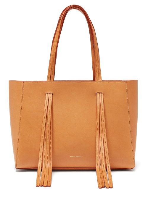 Matchesfashion.com Mansur Gavriel - Fringe Leather Tote - Womens - Tan
