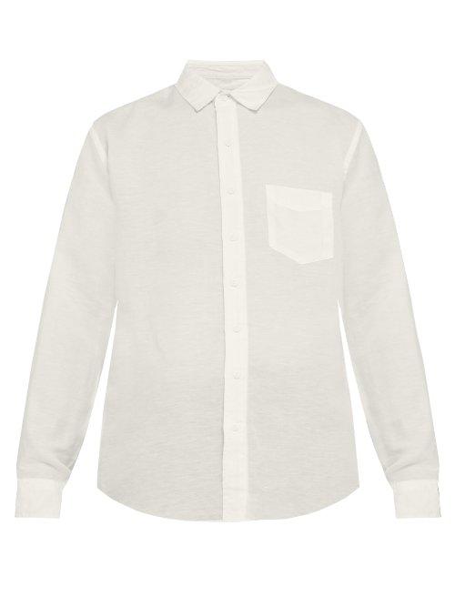Matchesfashion.com Onia - Abe Linen Shirt - Mens - White