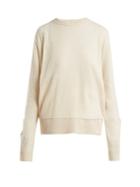Matchesfashion.com Helmut Lang - Wool Shredded Knit Jumper - Womens - Light Pink