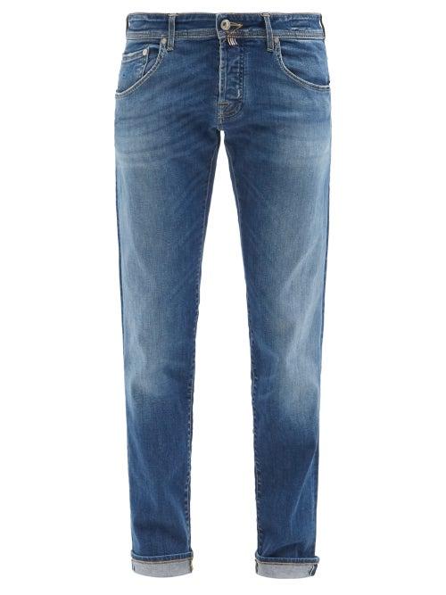 Mens Rtw Jacob Cohn - Slim-leg Jeans - Mens - Mid Blue