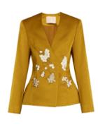 Brock Collection Jaynce Embellished Cotton-blend Jacket