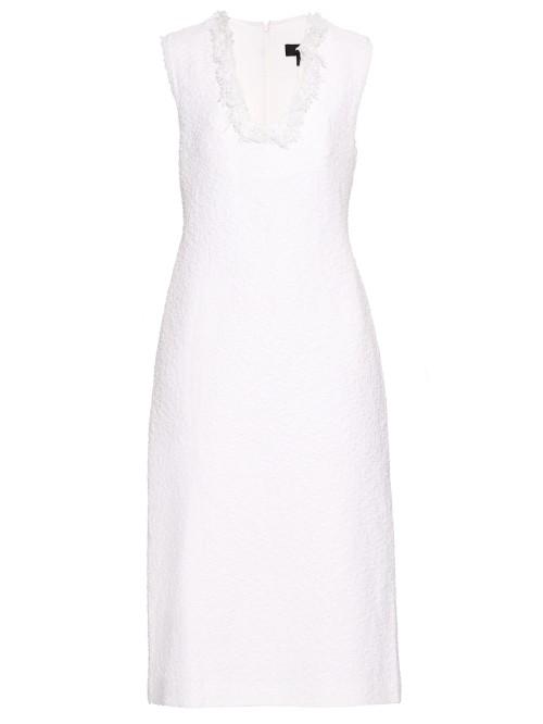 Ellery Composer Boucl-front Crepe Dress