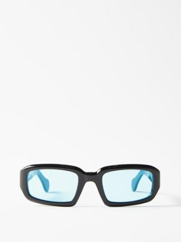Port Tanger Eyewear - Mektoub Square Acetate Sunglasses - Mens - Black