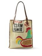 Anya Hindmarch - Cornflakes Paper Tote Bag - Womens - White Multi