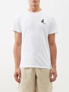Isabel Marant - Zafferh Logo-print Cotton-jersey T-shirt - Mens - White