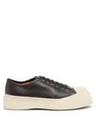 Mens Shoes Marni - Pablo Chunky-sole Leather Trainers - Mens - Black White
