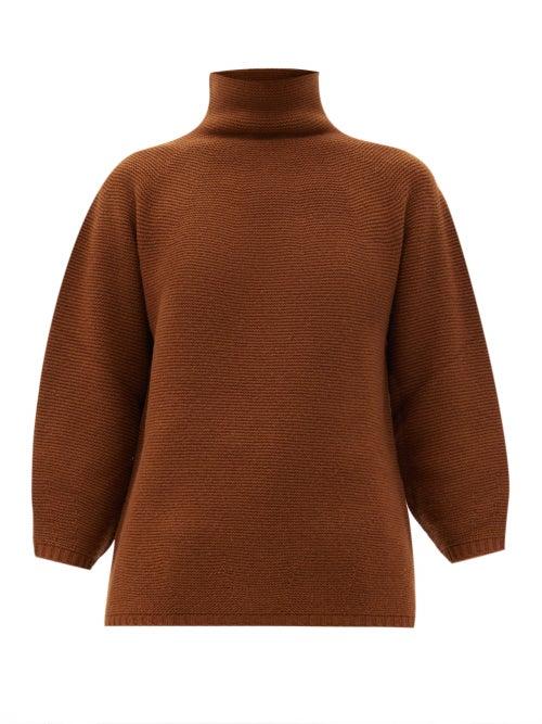 Matchesfashion.com Max Mara - Etrusco Sweater - Womens - Brown