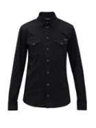 Matchesfashion.com Dolce & Gabbana - Western Cotton-blend Denim Shirt - Mens - Black