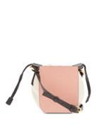 Matchesfashion.com Marni - Gusset Small Leather Bucket Bag - Womens - Pink Multi