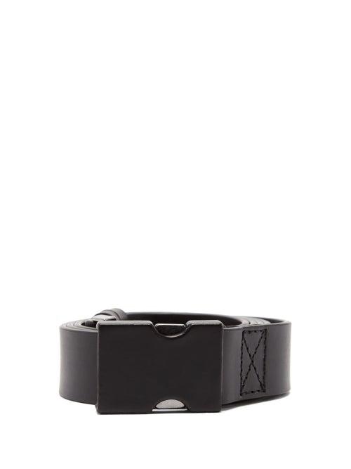 Matchesfashion.com Maison Margiela - Stitched Leather Belt - Mens - Black