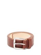 Matchesfashion.com Paul Smith - Signature Stripe Cutaway Leather Belt - Mens - Brown