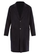 Ami Notch-lapel Wool And Cashmere-blend Overcoat