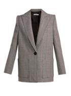 Matchesfashion.com Givenchy - Houndstooth Wool Jacket - Womens - Black Multi