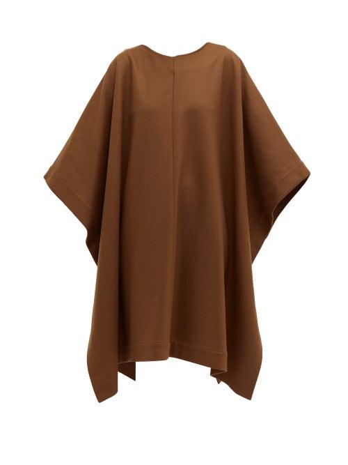 Matchesfashion.com A.p.c. - X Suzanne Koller Margarete Wool Blend Dress - Womens - Brown