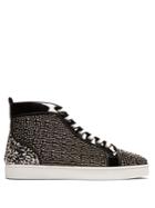 Christian Louboutin Louis Orlato High-top Patent-leather Trainers