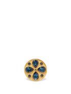 Matchesfashion.com Rebecca De Ravenel - Pamina Gold Plated Swarovski Crystal Ring - Womens - Blue