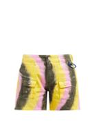 Matchesfashion.com Ganni - Shiloh Tie Dye Denim Shorts - Womens - Multi