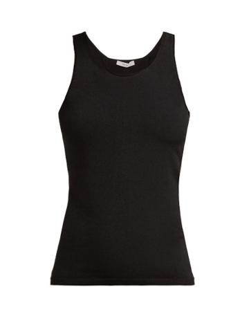 Matchesfashion.com The Row - Tinki Crepe Tank Top - Womens - Black