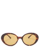 Matchesfashion.com The Row - X Oliver Peoples Parquet Sunglasses - Womens - Brown