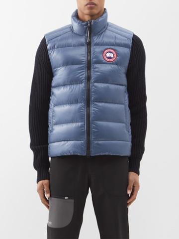 Canada Goose - Crofton Quilted Down Gilet - Mens - Blue