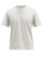 Matchesfashion.com Lady White Co. - Athens Cotton-jersey T-shirt - Mens - Grey
