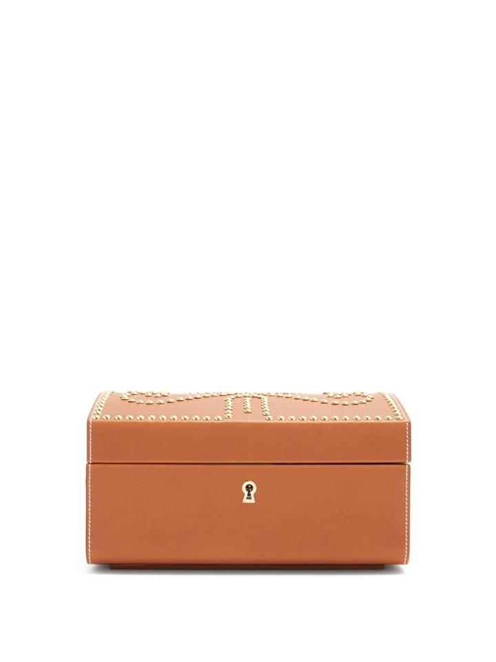 Connolly Nomadic Stud-embellished Vanity Case