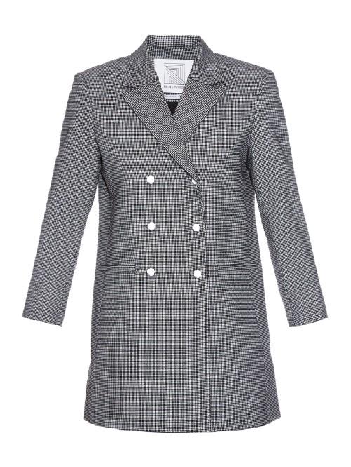 Rosie Assoulin Hound's-tooth Wool-blend Blazer