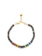 Fry Powers - Midnight Opal & 14kt Gold-vermeil Beaded Bracelet - Womens - Multi