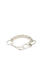 Matchesfashion.com Martine Ali - Duke Curb Chain Metal Bracelet - Mens - Silver