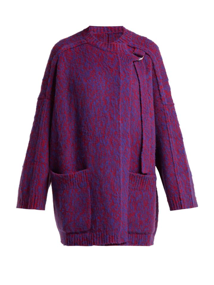 Chloé Brushed Wool And Cashmere-blend Cardigan
