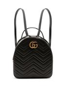 Matchesfashion.com Gucci - Gg Marmont Quilted Leather Backpack - Womens - Black
